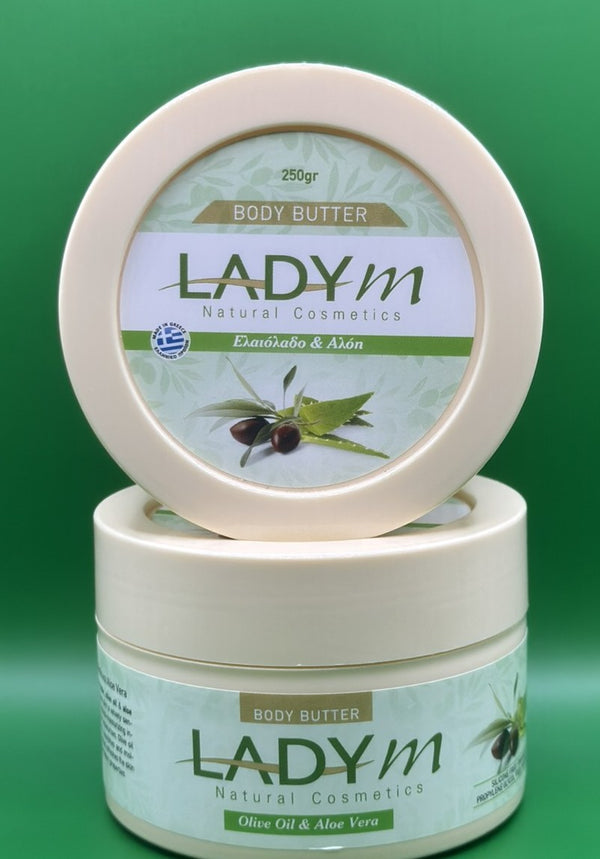 Body Butter, Aloe Vera, 250 ml jar