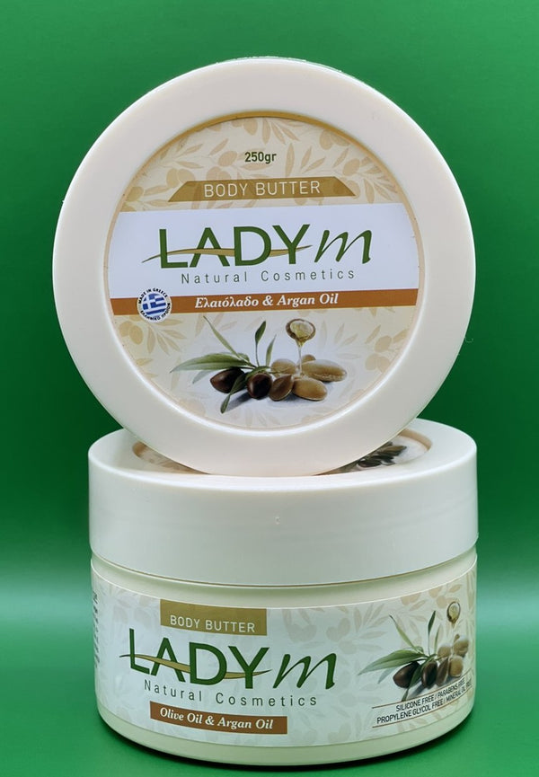 Body Butter, Argan Oil, 250 ml jar