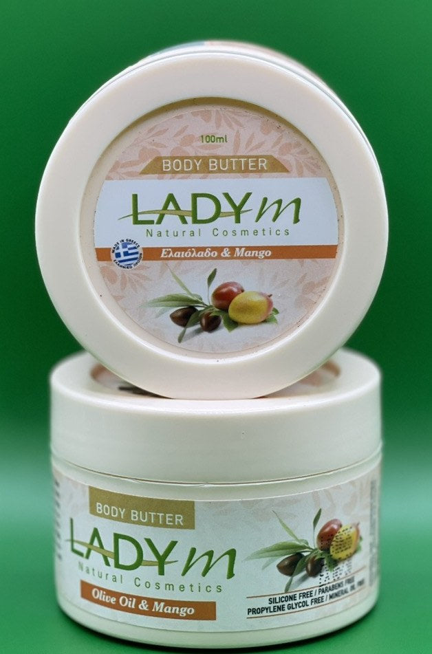 Body Butter, Mango, 100 ml jar