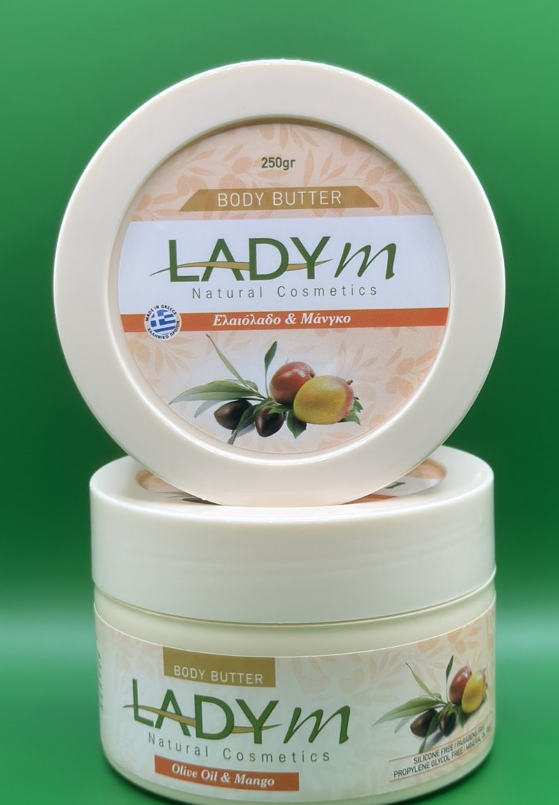 Body Butter, Mango, 250 ml jar